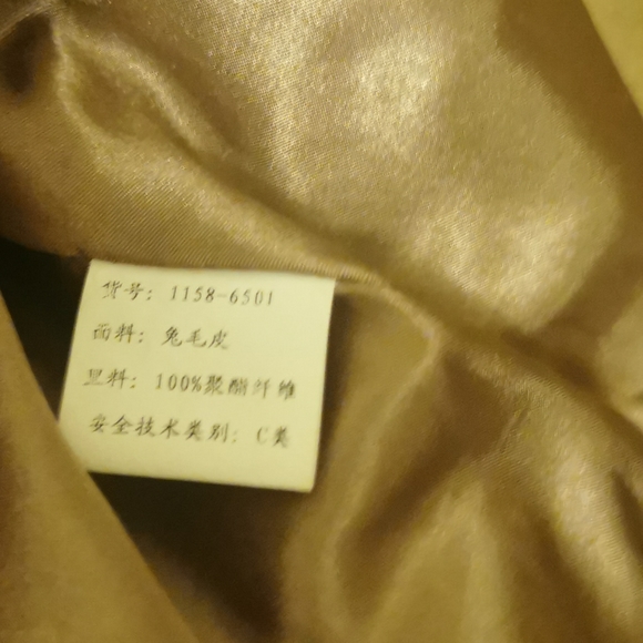 rabbit fur jacket - Picture 5 of 5